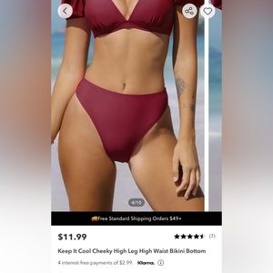 CUPSHE High Waisted Bottom